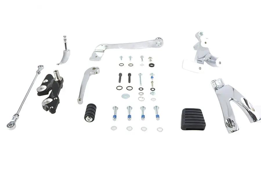 V-Twin Chrome Forward Control Kit for Harley Davidson FXST and FXLR Models by V-Twin