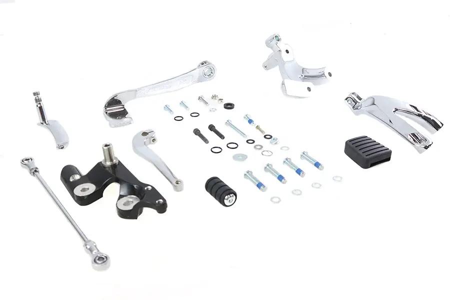 V-Twin Chrome Forward Control Kit for Harley Davidson FXST and FXLR Models by V-Twin