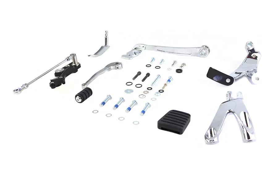 V-Twin Chrome Forward Control Kit for Harley Davidson FXST and FXLR Models by V-Twin