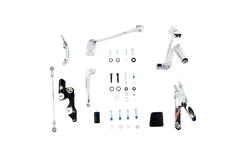V-Twin Chrome Forward Control Kit for Harley Davidson FXST and FXLR Models by V-Twin