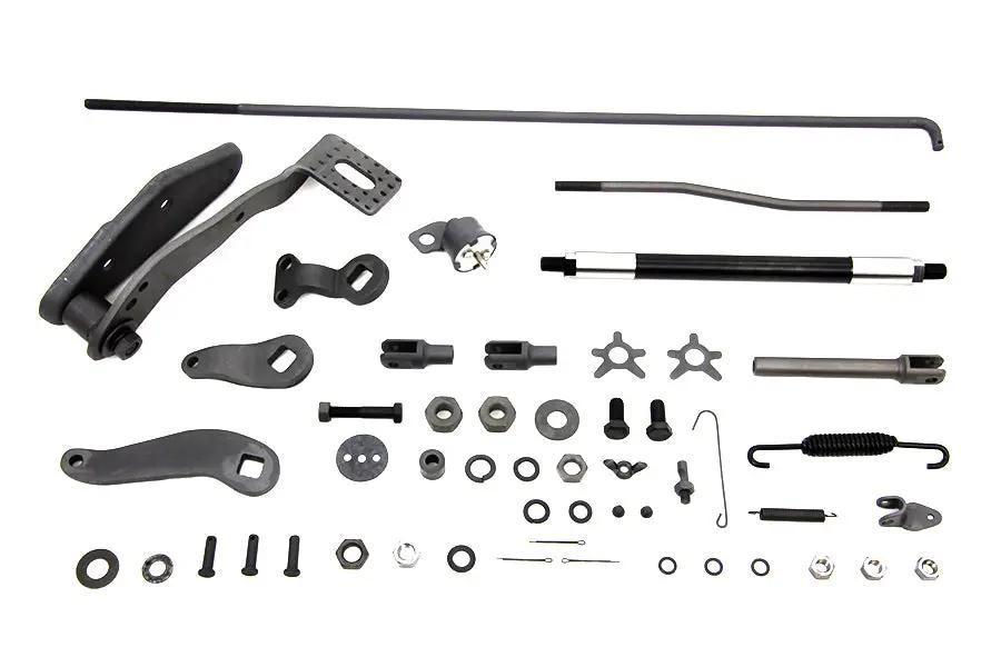 V-Twin Parkerized Brake Control Kit Mechanical for Harley Davidson FL (1941-1950) by V-Twin