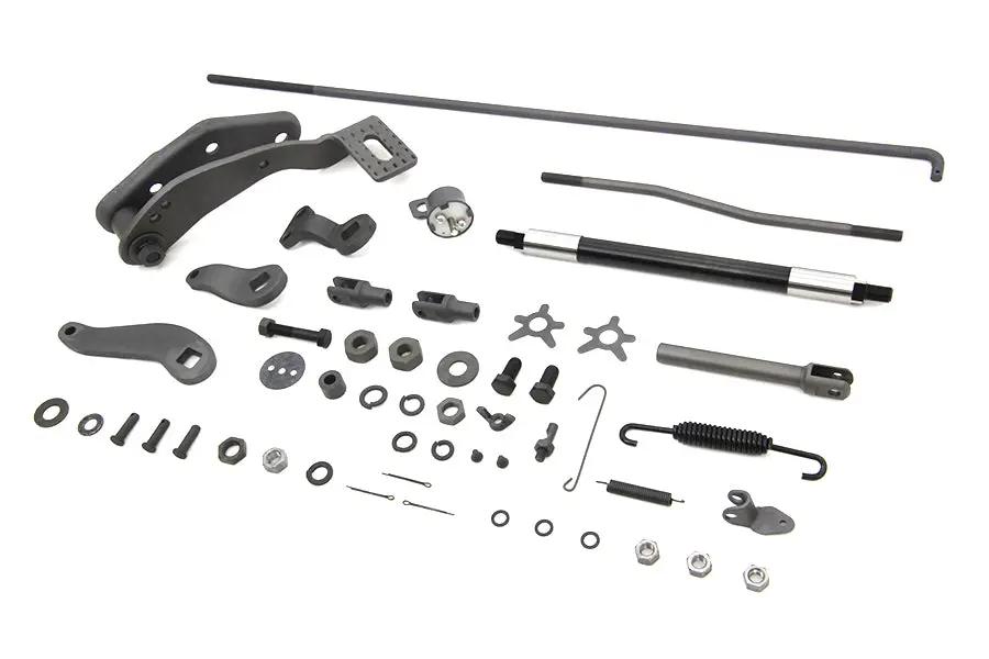 V-Twin Parkerized Brake Control Kit Mechanical for Harley Davidson FL (1941-1950) by V-Twin