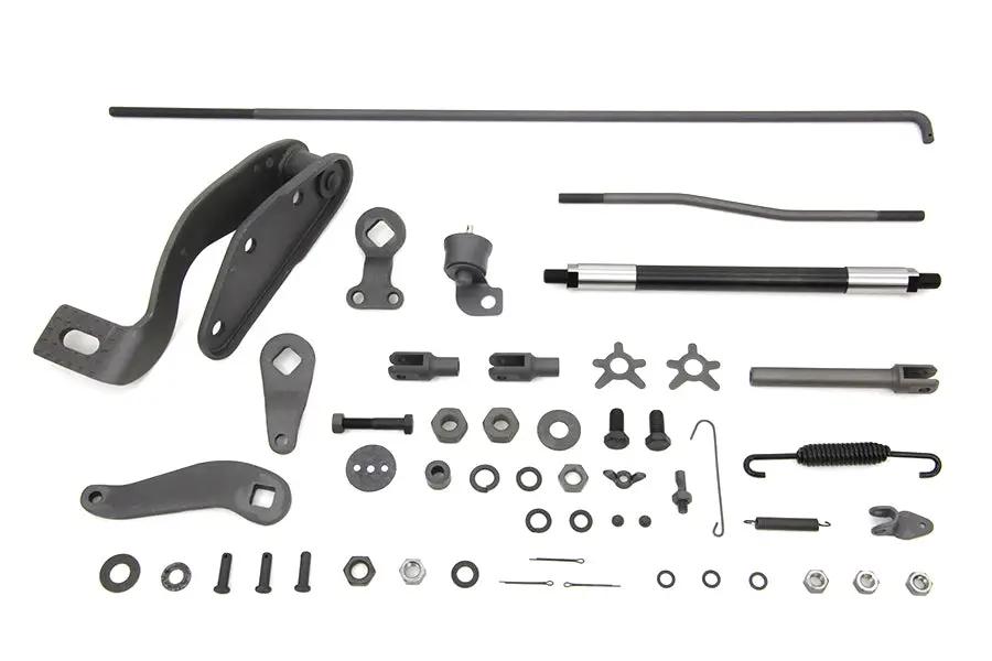 V-Twin Parkerized Brake Control Kit Mechanical for Harley Davidson FL (1941-1950) by V-Twin