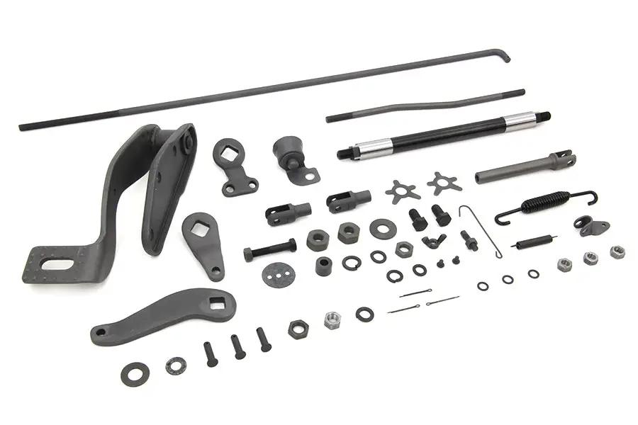 V-Twin Parkerized Brake Control Kit Mechanical for Harley Davidson FL (1941-1950) by V-Twin