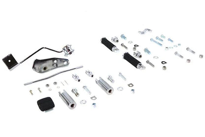 V-Twin Rigid Forward Brake Pedal Kit Chrome for Harley Davidson FL 1947-1956 by V-Twin