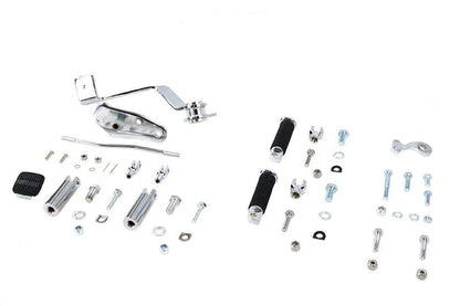 V-Twin Rigid Forward Brake Pedal Kit Chrome for Harley Davidson FL 1947-1956 by V-Twin