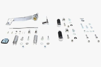 V-Twin Rigid Forward Brake Pedal Kit Chrome for Harley Davidson FL 1947-1956 by V-Twin