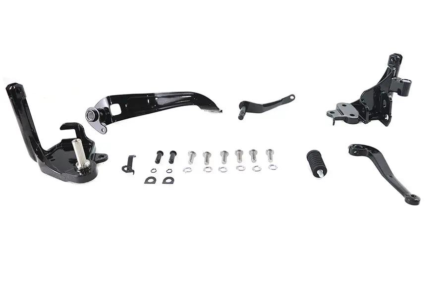 V-Twin FLST Forward Control Conversion Kit Black for Harley Davidson 2007-2016 by V-Twin
