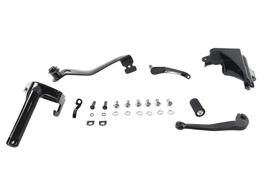 V-Twin FLST Forward Control Conversion Kit Black for Harley Davidson 2007-2016 by V-Twin