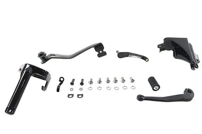 V-Twin FLST Forward Control Conversion Kit Black for Harley Davidson 2007-2016 by V-Twin