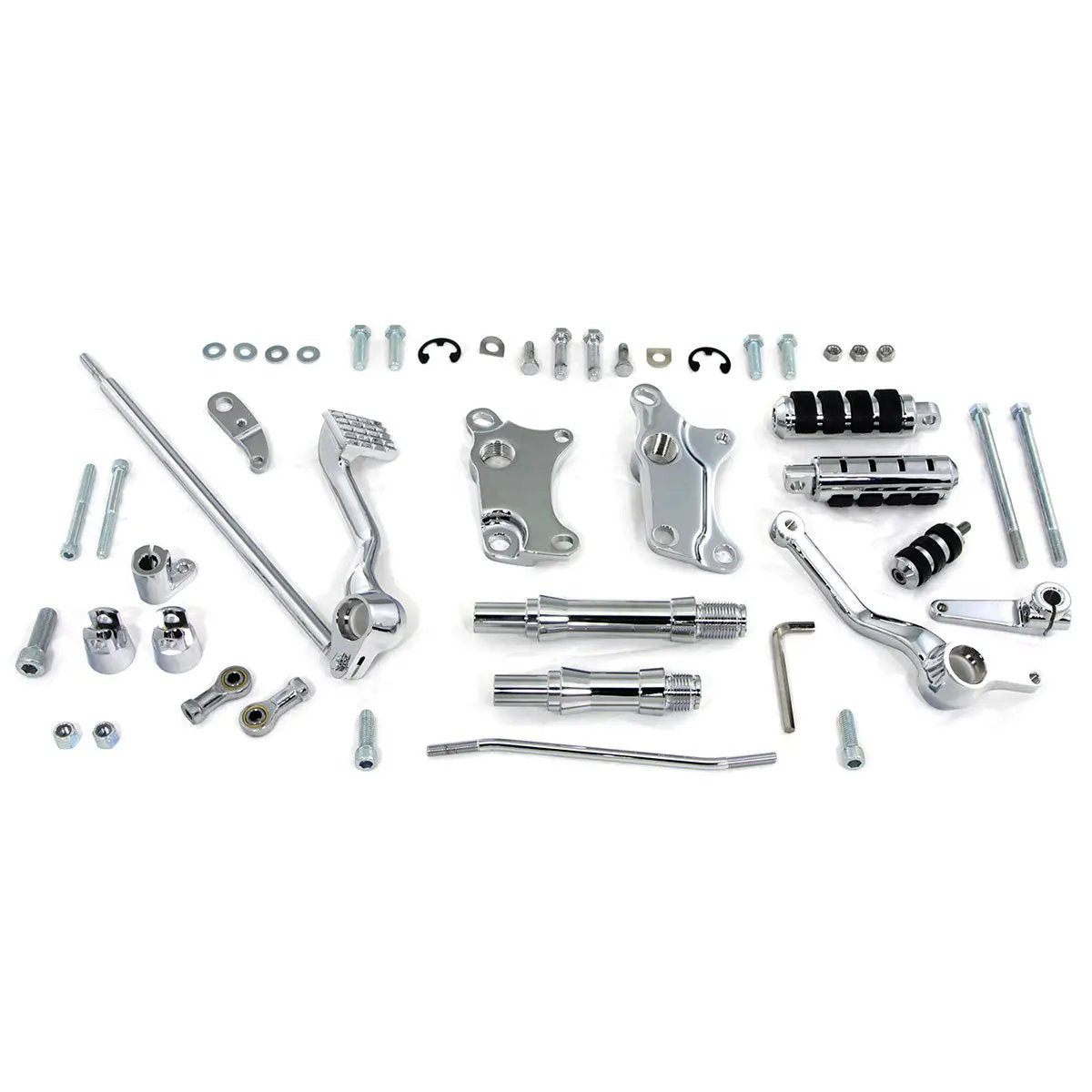V-Twin Forward Control Kit Chrome for Harley Davidson XL Models - Part 22-0719 by V-Twin