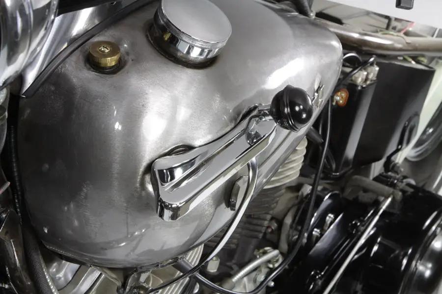 V-Twin Chrome Tank Hand Shifter Control Kit for Harley Davidson FL 1947-1956 by V-Twin
