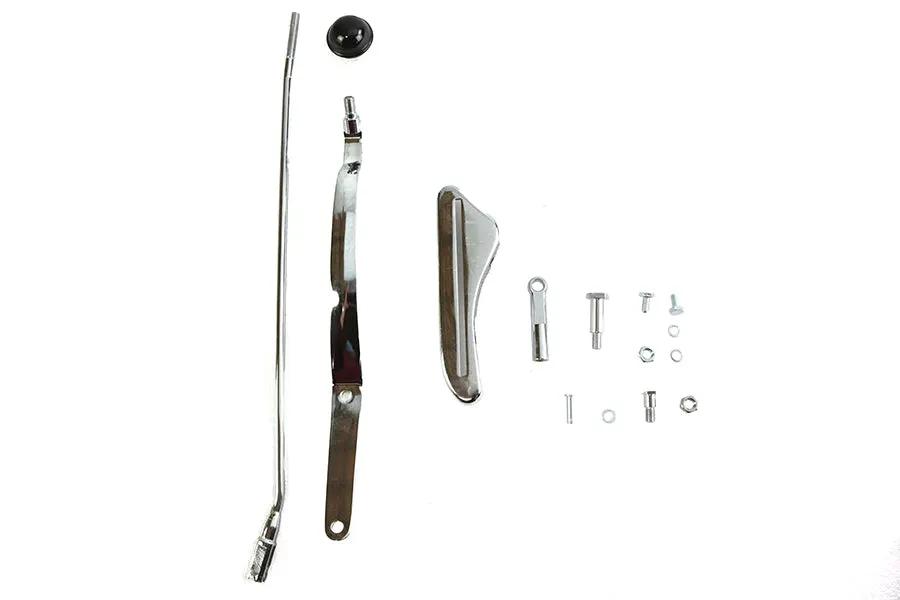 V-Twin Chrome Tank Hand Shifter Control Kit for Harley Davidson FL 1947-1956 by V-Twin