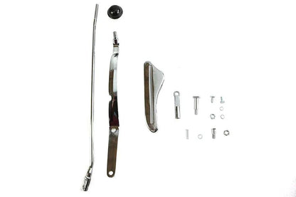 V-Twin Chrome Tank Hand Shifter Control Kit for Harley Davidson FL 1947-1956 by V-Twin