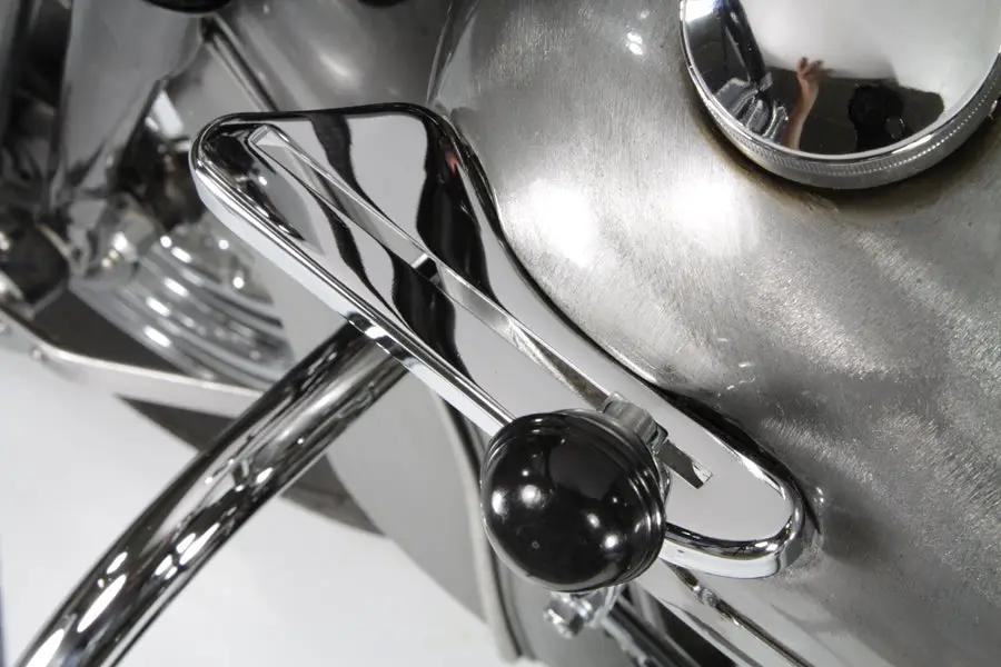 V-Twin Chrome Tank Hand Shifter Control Kit for Harley Davidson FL 1947-1956 by V-Twin