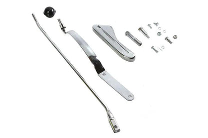 V-Twin Chrome Tank Hand Shifter Control Kit for Harley Davidson FL 1947-1956 by V-Twin