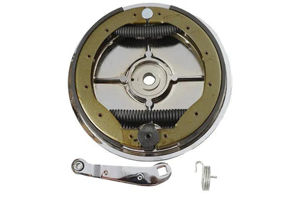 Motorshop Rear Brake Backing Plate Kit Chrome for Harley Davidson XL (1973-1974) by Motorshop
