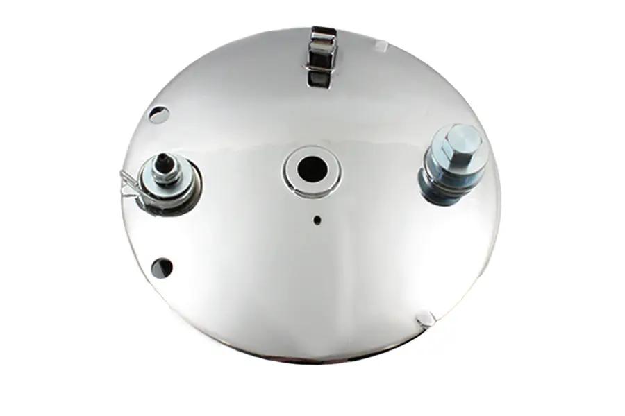 Motorshop Chrome Rear Brake Backing Plate Kit for Harley Davidson XL Models by Motorshop