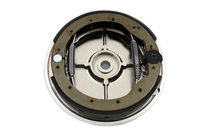 Motorshop Chrome Rear Brake Backing Plate Kit for Harley Davidson XL Models by Motorshop