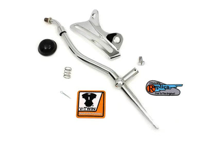 V-Twin Chrome 1936 Style Hand Shift Lever Set for Harley Davidson FL Models by V-Twin