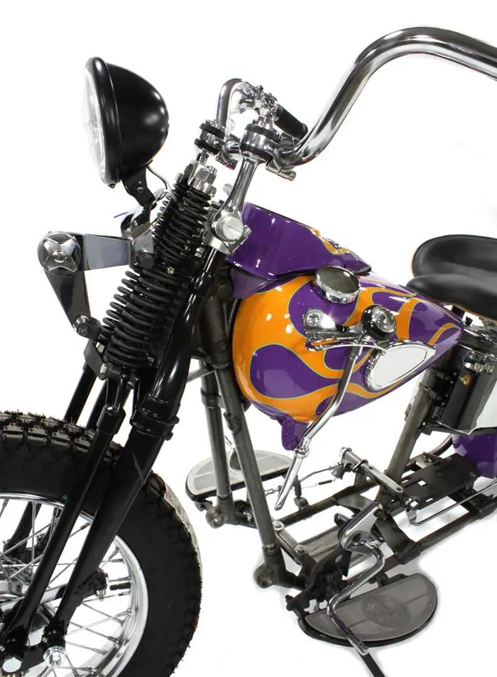V-Twin Chrome 1936 Style Hand Shift Lever Set for Harley Davidson FL Models by V-Twin