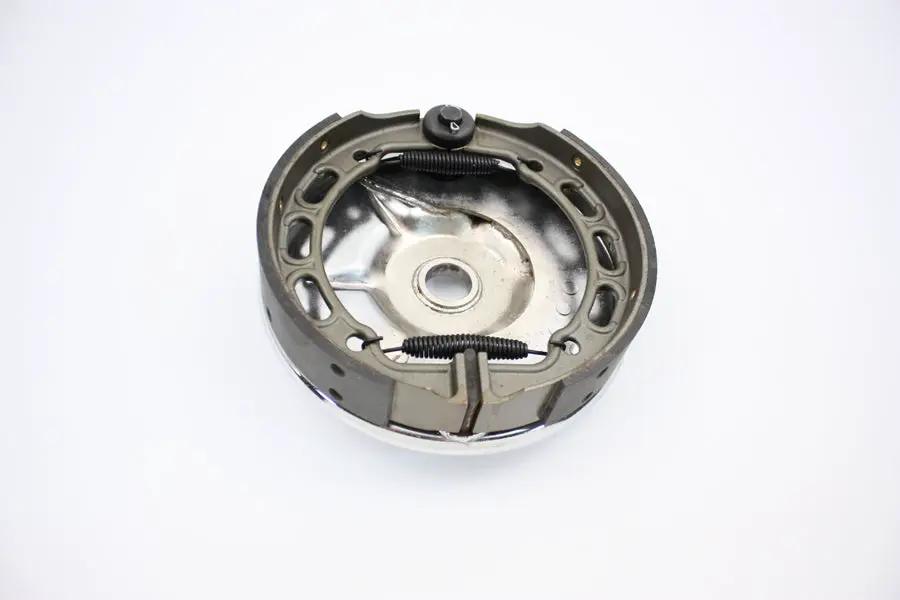 V-Twin Rear Mechanical Brake Backing Plate Kit Chrome for Harley Davidson EL and FL (Part Number 74543) by V-Twin