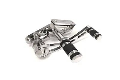 V-Twin Billet Forward Control Kit Chrome - Part No. 35-0153 by V-Twin
