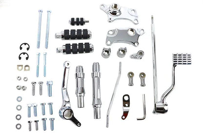 V-Twin Forward Control Kit Chrome for Harley Davidson XL Models - Part 27-0766 by V-Twin