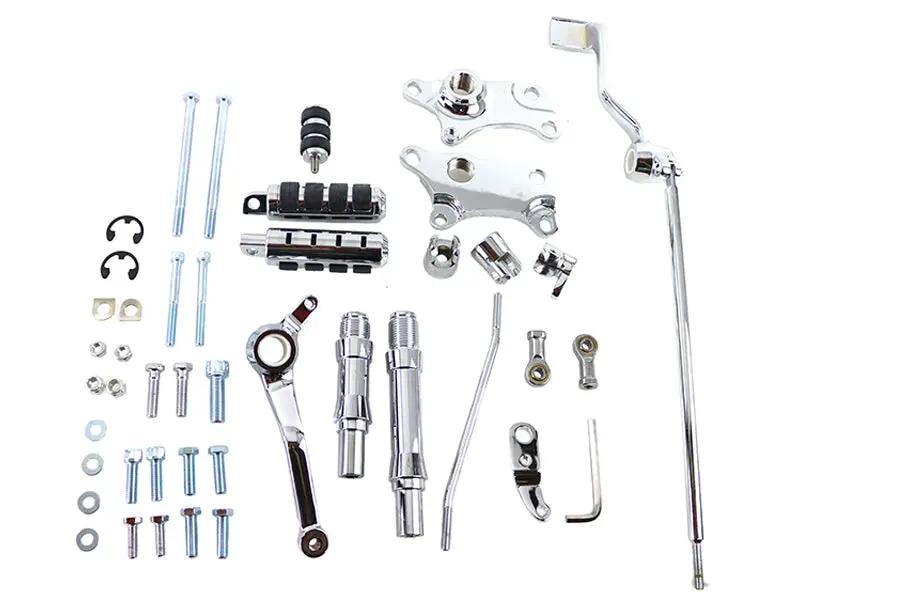 V-Twin Forward Control Kit Chrome for Harley Davidson XL Models - Part 27-0766 by V-Twin