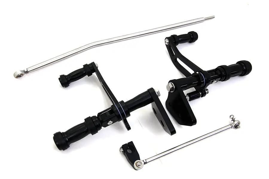 V-Twin Billet Forward Control Kit Black for Harley Davidson FXD (2003-2012) by V-Twin