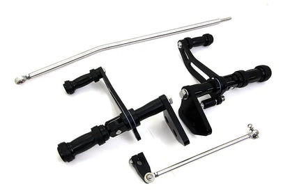 V-Twin Billet Forward Control Kit Black for Harley Davidson FXD (2003-2012) by V-Twin