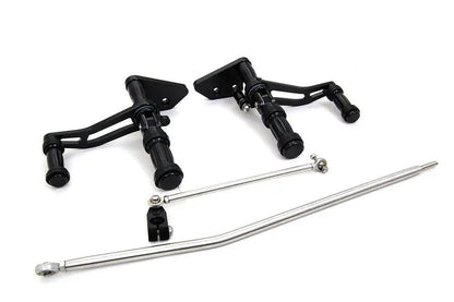 V-Twin Billet Forward Control Kit Black for Harley Davidson FXD (2003-2012) by V-Twin