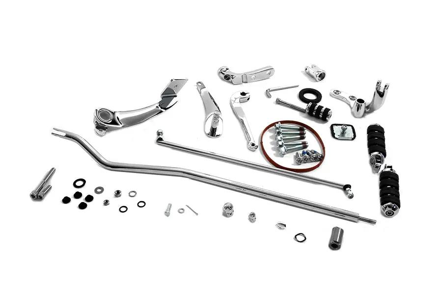 V-Twin Forward Control Kit Chrome for Harley Davidson FXD (2006-2015) by V-Twin