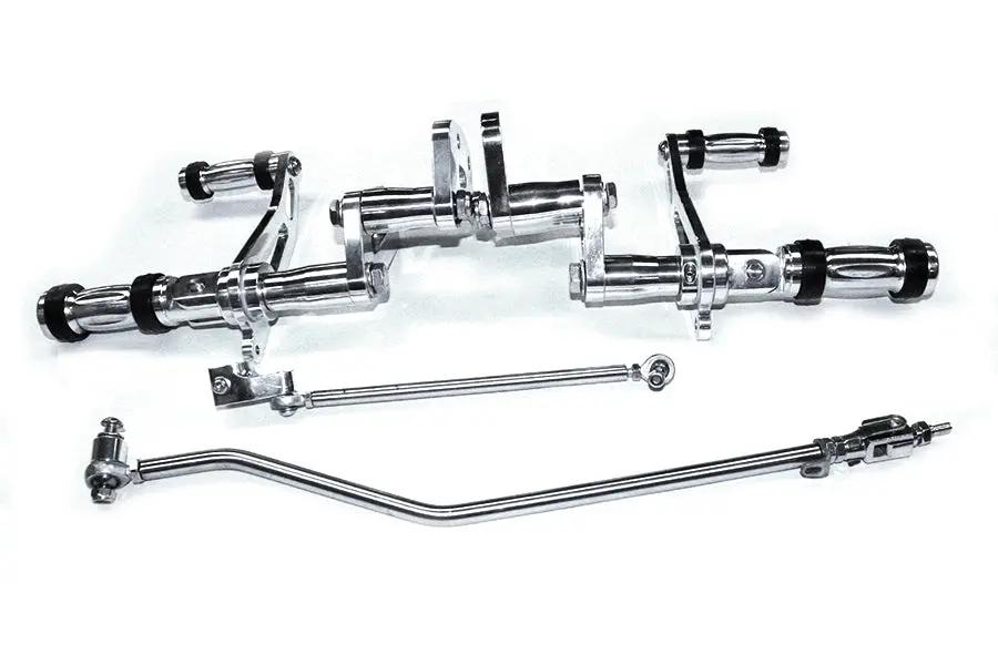 V-Twin Billet Forward Control Kit Polished for Harley Davidson XL (2004-2013) by V-Twin