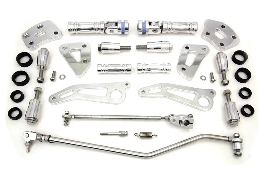V-Twin Billet Forward Control Kit Polished for Harley Davidson XL (2004-2013) by V-Twin