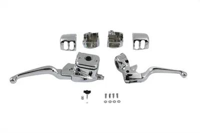 V-Twin Smooth Contour Handlebar Control Kit Chrome for Harley Davidson FLT by V-Twin