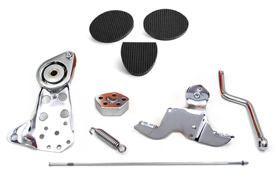 V-Twin Chrome Foot Clutch Assembly for Harley Davidson FL 1965-1974 by V-Twin