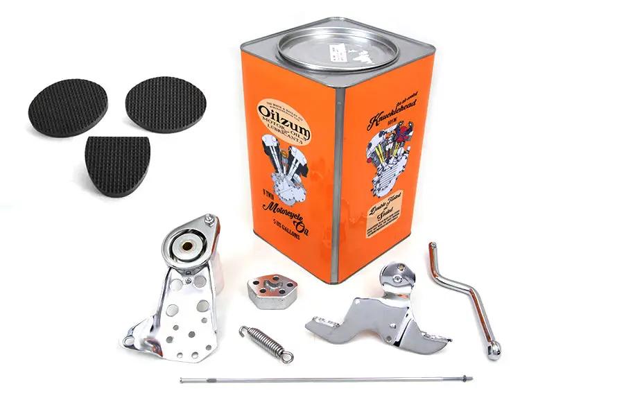 V-Twin Chrome Foot Clutch Assembly for Harley Davidson FL 1965-1974 by V-Twin