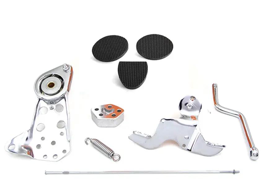 V-Twin Chrome Foot Clutch Assembly for Harley Davidson FL 1965-1974 by V-Twin