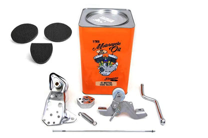 V-Twin Chrome Foot Clutch Assembly for Harley Davidson FL 1965-1974 by V-Twin