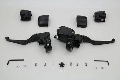 V-Twin Handlebar Control Kit Black for Harley Davidson XL (Part H07-0676MB) by V-Twin