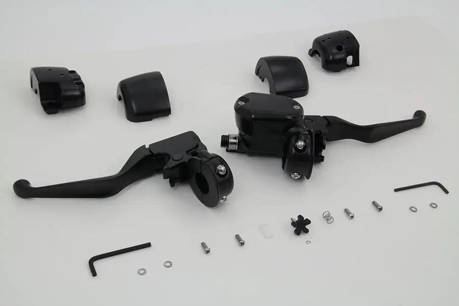V-Twin Handlebar Control Kit Black for Harley Davidson XL (Part H07-0676MB) by V-Twin