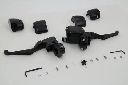 V-Twin Handlebar Control Kit Black for Harley Davidson XL (Part H07-0676MB) by V-Twin