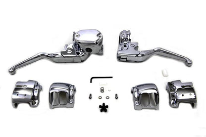 V-Twin Handlebar Control Kit Chrome for 2014-2023 Harley Davidson XL Models by V-Twin