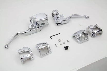 V-Twin Handlebar Control Kit Chrome for 2014-2023 Harley Davidson XL Models by V-Twin