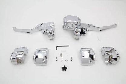 V-Twin Handlebar Control Kit Chrome for 2014-2023 Harley Davidson XL Models by V-Twin