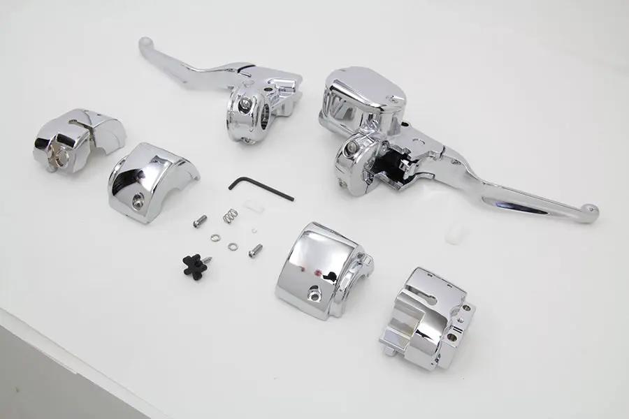 V-Twin Handlebar Control Kit Chrome for 2014-2023 Harley Davidson XL Models by V-Twin