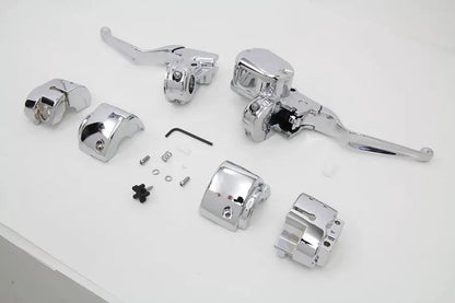 V-Twin Handlebar Control Kit Chrome for 2014-2023 Harley Davidson XL Models by V-Twin