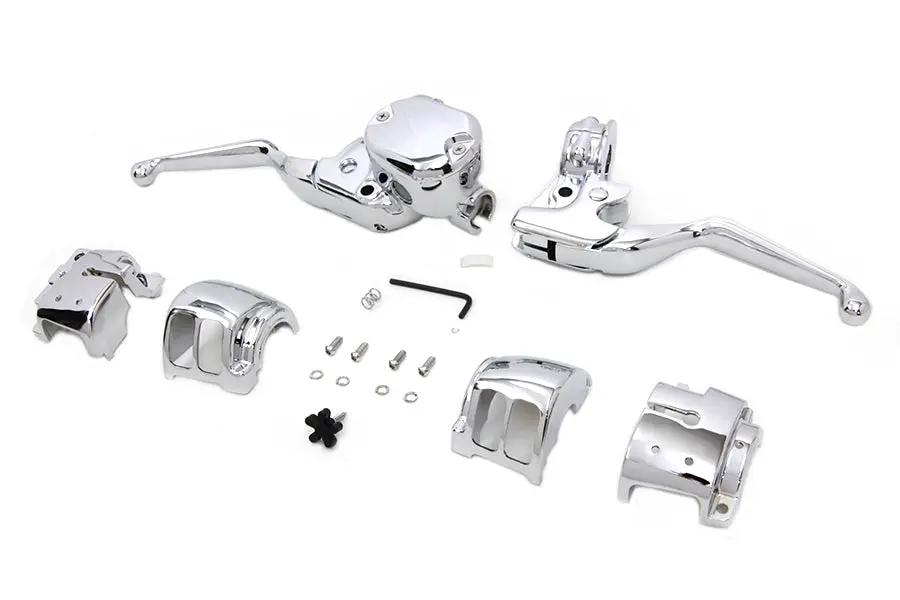 V-Twin Handlebar Control Kit Chrome for 2014-2023 Harley Davidson XL Models by V-Twin