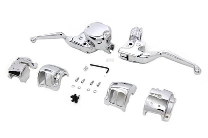 V-Twin Handlebar Control Kit Chrome for 2014-2023 Harley Davidson XL Models by V-Twin